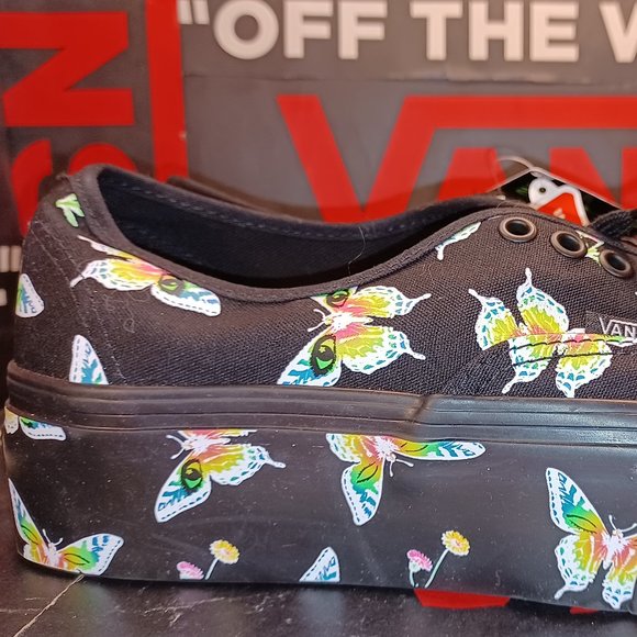 Vans Men's 4/Women's 5.5 Authentic Stacked Morph Blackout Glow In The Dark - Picture 3 of 14